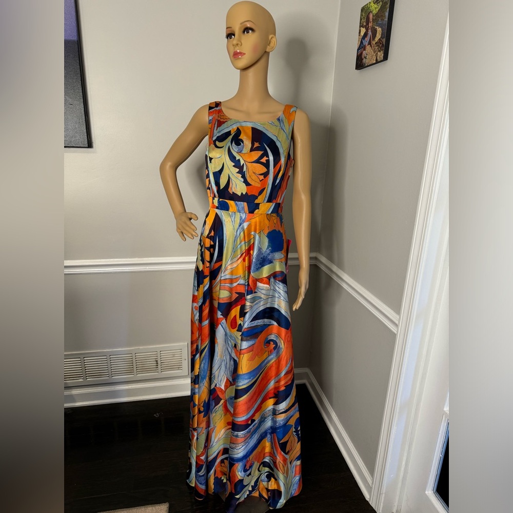Nicole Miller multicolor maxi dress